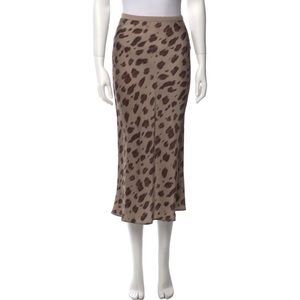 Anine bing leopard skirt